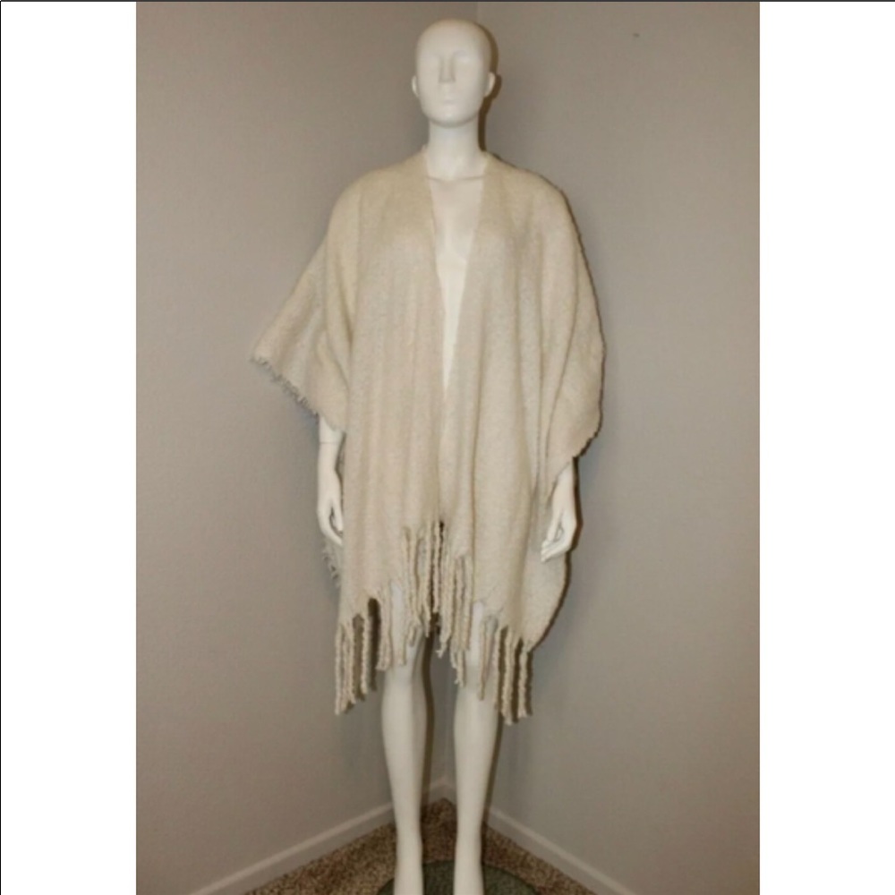 Free People Madison Fringe Blanket Scarf Wrap